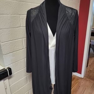 R. Honda Shear Black Cardigan